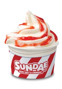 Sundaes Fraise